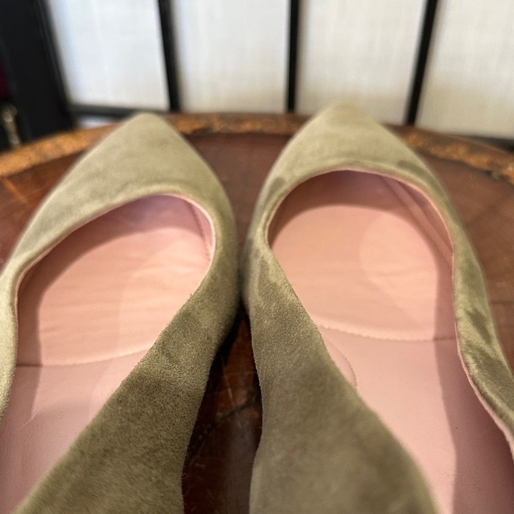 Naot Margo Olive Green Suede Heels NEW Comfort Size 39 NEW - Picture 12 of 13